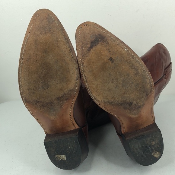Acme Brown Leather Pull On Boots main image 9